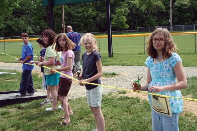 Grand Opening
Rochester pulled out all of the stops as the town dedicated the Dexter Lane Community Playground on Sunday, May 31. The three-hour long dedication ceremony and party included awards of recognition for the many volunteers who helped bring the project to life while offering plenty of food and entertainment to the residents of Rochester. Photo by Robert Chiarito
