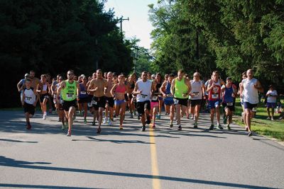 Rochester Road Race
There were 225 runners who competed in the 9th Annual Rochester Road Race on August 9 to raise money and collect food for The Food Pantry at Damien’s Place in Wareham. The 5K race kicked off at Dexter Lane and runners enjoyed perfect running weather for the occasion. Photos by Chuck Kantner
