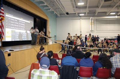 Pinewood Derby
Rochester Cub Scouts Pack 31 hosted a Pinewood Derby on March 13 at Rochester Memorial School. Photos by Mick Colageo
