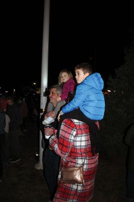 Rochester Christmas Tree
The town enjoyed a beautiful Monday evening and a large turnout, as children gathered on the steps of Town Hall to sing carols, and Santa Claus arrived with a Fire Department escort to hand out candy canes. Photos by Mick Colageo
