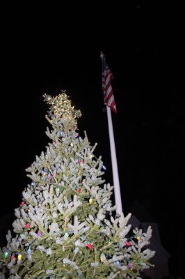 Rochester Christmas Tree
The town enjoyed a beautiful Monday evening and a large turnout, as children gathered on the steps of Town Hall to sing carols, and Santa Claus arrived with a Fire Department escort to hand out candy canes. Photos by Mick Colageo
