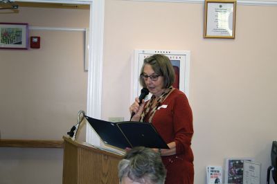 Rochester Historical Society 
The Rochester Historical Society celebrated its 50th anniversary by throwing a party at the Rochester COA on Saturday, September 14. After a luncheon and cake, several speakers took to the podium for a stroll down memory lane while emphasizing the importance of preserving the history of Rochester for future generations. Photos by Jean Perry
