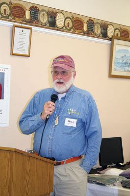 Rochester Historical Society 
The Rochester Historical Society celebrated its 50th anniversary by throwing a party at the Rochester COA on Saturday, September 14. After a luncheon and cake, several speakers took to the podium for a stroll down memory lane while emphasizing the importance of preserving the history of Rochester for future generations. Photos by Jean Perry
