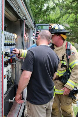 Rochester House Fire
A Memorial Day morning house fire on High Street in Rochester was brought under control by the Rochester Fire Department with assistance from Wareham, Marion, Mattapoisett and Acushnet departments. Photos by Mick Colageo
