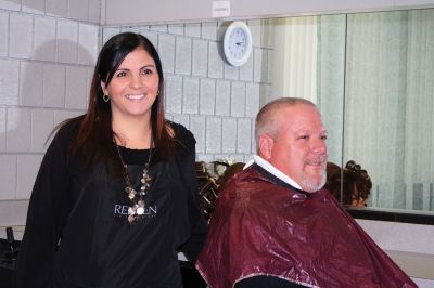 No-Shave November
Cosmetology students at Old Colony gave five Rochester Police officers a shave and a haircut on November 30, marking the end of No-Shave November. The officers raised over $1,500 letting their facial hair grow out, a no-no for the rest of the year for the officers. The funds will benefit Home Base, a charity that serves soldiers returning from combat with PTSD. Photos by Jean Perry
