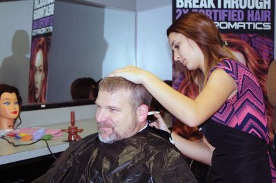 No-Shave November
Cosmetology students at Old Colony gave five Rochester Police officers a shave and a haircut on November 30, marking the end of No-Shave November. The officers raised over $1,500 letting their facial hair grow out, a no-no for the rest of the year for the officers. The funds will benefit Home Base, a charity that serves soldiers returning from combat with PTSD. Photos by Jean Perry
