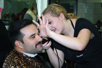 No-Shave November
Cosmetology students at Old Colony gave five Rochester Police officers a shave and a haircut on November 30, marking the end of No-Shave November. The officers raised over $1,500 letting their facial hair grow out, a no-no for the rest of the year for the officers. The funds will benefit Home Base, a charity that serves soldiers returning from combat with PTSD. Photos by Jean Perry
