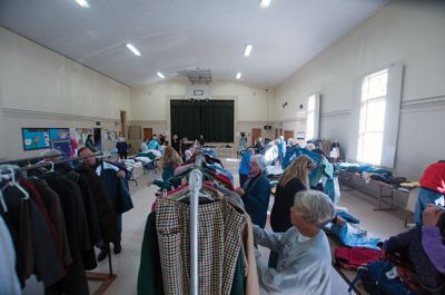 Mattapoisett Congregational Church Rummage Sale
The Mattapoisett Congregational Church held its annual rummage sale on Saturday, April 25. The money raised will go to charity. Photos by Felix Perez
