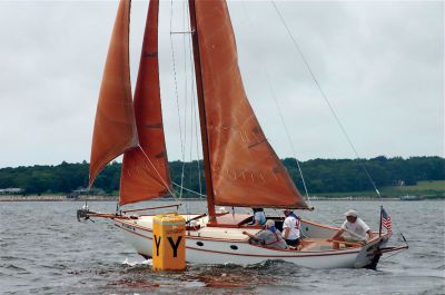 2012 Stone Horse Builder’s Cup
Marion resident Jim Stewart and his wife Maura teamed up with Doug and Ingrid Scott of Castine, Maine to win the 2012 Stone Horse Builder’s Cup Race on Buzzards Bay earlier this month.  The team’s boat, Pegasus, completed the 5.7 nautical mile course, starting and finishing on windward legs.  Photos courtesy of Tom Kenney. 
