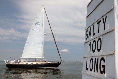 Salty 100 Regatta
Salty 100 regatta, raced August 27-28 from Marion harbor beyond Point Judith, Rhode Island, and back.
