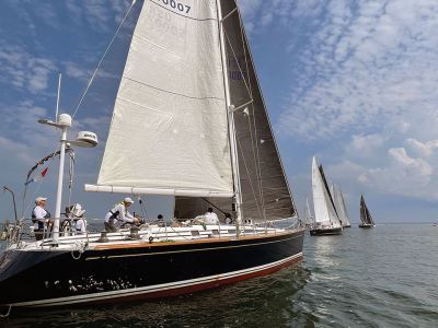 Salty 100 Regatta
Salty 100 regatta, raced August 27-28 from Marion harbor beyond Point Judith, Rhode Island, and back.
