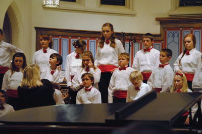 Sippican Choral Society
The Sippican Choral Society with the SouthCoast Children’s Chorus presented its 2013 Christmas concert, last weekend which included “A Ceremony of Carols” by Benjamin Britten celebrating the 100th anniversary of Britten’s birth. Photo courtesy Bernadette Kelly
