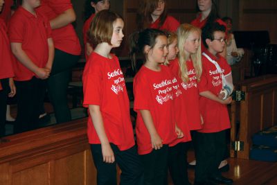 SCChior 0248
On Sunday, May 20, the SouthCoast Children’s Chorus presented their Spring Concert, “Singing Our Dreams” to a jam-packed audience at St. Gabriel’s Episcopal Church in Marion. Their repertoire featured a variety of different selections from all over the world, including traditional South African and Hebrew songs. Photos by Katy Fitzpatrick.
