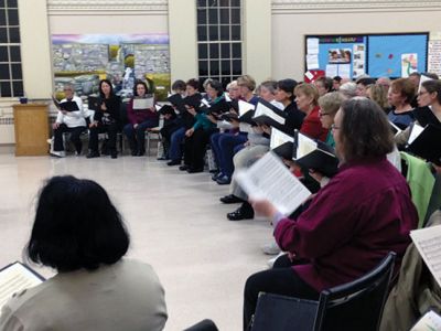 Sippican Choral Society
Members of the Sippican Choral Society rehearsing for their 49th annual Christmas Concerts on December 5th at Grace Episcopal Church in New Bedford and on December 7th at Wickenden Chapel, Tabor Academy, in Marion.
