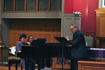 South Coast Chamber Music
The South Coast Chamber Music Society performed selections from Schnittke, Schubert and Brahms during their performance at St. Gabriel’s Church on Saturday evening, March 3. The Show was also included a lecture about the composer prior to the concert and was attended by about seventy people. The South Coast Chamber Music Society will return to St. Gabriel’s Church on March 31 for a concert entitled, Fresh Breeze.  Photo by Robert Chiarito
