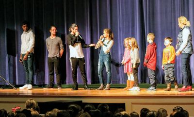 Backtrack Vocals
Sippican students found their voices with NYC's "Backtrack Vocals" a cappella singers at Sippican School on November 14. Photos by E.O. Bednarczyk
