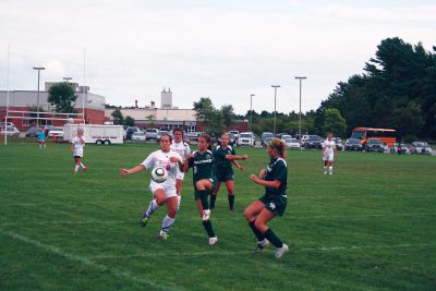 ORR Girls’ Varsity Soccer 
The Old Rochester Regional Girls’ Varsity Soccer team hosted Dighton-Rehoboth on Monday, September 10 at Old Rochester Regional High School.  Senior Captain Hannah Walsh takes the ball down the field to score.  Photo by Katy Fitzpatrick.
