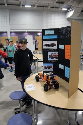 STEAM-a-palooza
Rochester Memorial School hosted STEAM-a-palooza on May 16, as RMS students wowed visitors with science, technology, engineering and art displays, along with a musical performance in the gymnasium. Photos by Mick Colageo
