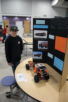 STEAM-a-palooza
Rochester Memorial School hosted STEAM-a-palooza on May 16, as RMS students wowed visitors with science, technology, engineering and art displays, along with a musical performance in the gymnasium. Photos by Mick Colageo
