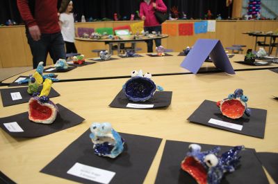 STEAM-a-palooza
Rochester Memorial School hosted STEAM-a-palooza on May 16, as RMS students wowed visitors with science, technology, engineering and art displays, along with a musical performance in the gymnasium. Photos by Mick Colageo

