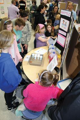 STEAM-a-palooza
Rochester Memorial School hosted STEAM-a-palooza on May 16, as RMS students wowed visitors with science, technology, engineering and art displays, along with a musical performance in the gymnasium. Photos by Mick Colageo
