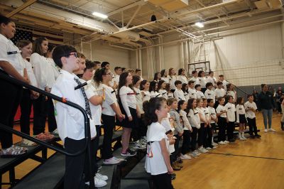 STEAM-a-palooza
Rochester Memorial School hosted STEAM-a-palooza on May 16, as RMS students wowed visitors with science, technology, engineering and art displays, along with a musical performance in the gymnasium. Photos by Mick Colageo
