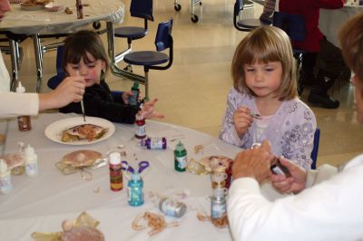 Relay for Life
Children went to the Center School in Mattapoisett to make their own ornaments and gifts at the Relay for Life workshop on December 6, 2009. For a $6 donation, children could pick from crafts like pine cone Christmas trees, clothes-pin reindeer, and foam ornaments  paint, glitter and glue were in abundant supply. Money raised went to benefit the American Cancer Society. Photo by Anne OBrien-Kakley.
