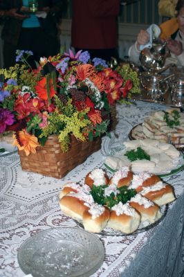 Women's Club Meets
The Sippican Womens Club enjoys finger foods and conversation at the Handy Tavern on October 9, 2009. Members of the Club enjoyed a presentation by Gwen Morgan, author of The What-if Workbook, a guide on organizing personal affairs and putting final wishes in order.


