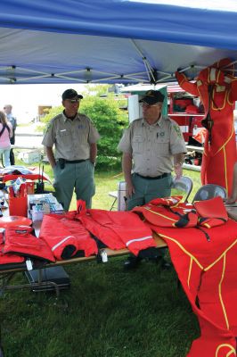 Safety Days
The Marion Police Brotherhood hosted their first annual Public Safety Day at Marion's Silvershell Beach on Saturday, June 13. The event included the installation of child safety seats in residents' vehicles, fingerprint and photo id cards for children along with displays from a variety of local, state and federal government public safety agencies. Photo by Robert Chiarito.
