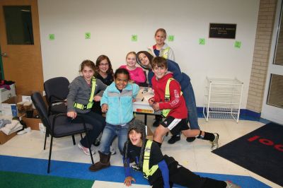 Safety Patrol
The Safety Patrol kids of Sippican School held a drive and yard sale on November 5, 2011, to benefit Gifts to Give in New Bedford and Big Brother, Big Sister. Photo courtesy of Stacey Soucy.
