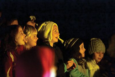 Salty’s Silvery Moon Soiree
On October 25, families gathered around the fire with Salty the Seahorse to enjoy some storytelling and the general splendor of nighttime in Dunseith Gardens. Salty’s Silvery Moon Soiree is a fall tradition sponsored by the Mattapoisett Land Trust. Guests enjoy s’mores and cider, music, and stories told by Toby Gills. Center School students created special lanterns for the event. Photos by Colin Veitch
