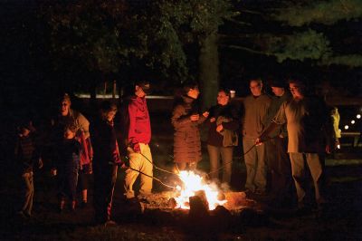 Salty’s Silvery Moon Soiree
Saturday, October 22, was the date for the Mattapoisett Land Trust’s annual event, “Salty’s Silvery Moon Soiree” at the MLT’s Dunseith Gardens property. Families enjoyed refreshments, ghost stories by the bonfire, and spooky-themed crafts. Photos by Colin Veitch
