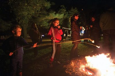 Salty’s Silvery Moon Soiree
Saturday, October 22, was the date for the Mattapoisett Land Trust’s annual event, “Salty’s Silvery Moon Soiree” at the MLT’s Dunseith Gardens property. Families enjoyed refreshments, ghost stories by the bonfire, and spooky-themed crafts. Photos by Colin Veitch
