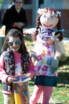 Scarecrow O'Rama
Children demonstrated their talent at the fine art of scarecrow making at the Mattapoisett Free Public Library on Saturday, October 16, 2010. The event was sponsored by Friends of the Mattapoisett Library. Photos by Felix Perez.
