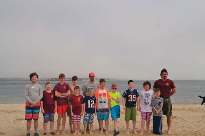 Polar Plunge
Rochester Troop 31 braved the frigid waters this Patriot's Day, not to seek freedom, but to seek scout camp. For the last week, the scouts have been asking people to sponsor them in their Polar Plunge fundraiser in exchange for hitting the brisk waters of Silvershell Beach in Marion. Photos by Michelle Wood 
