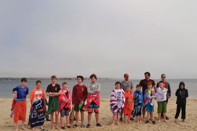 Polar Plunge
Rochester Troop 31 braved the frigid waters this Patriot's Day, not to seek freedom, but to seek scout camp. For the last week, the scouts have been asking people to sponsor them in their Polar Plunge fundraiser in exchange for hitting the brisk waters of Silvershell Beach in Marion. Photos by Michelle Wood 
