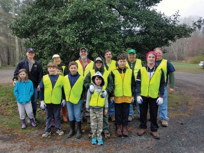 Cleaning Marion
Tabor students and Cub Scouts worked together to clean Washburn Park and nearly filled a GiftsToGive truck with donated items, while the Boy Scouts spent the day cleaning up County Road. Photos courtesy Marion Scout Pack/Troop 32
