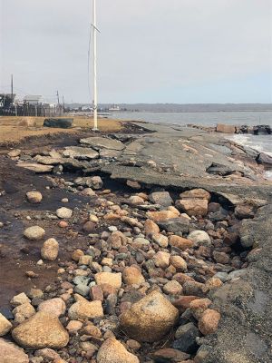 Sea Wall
The sea wall at Ocean View took a beating during the recent storms. Photos courtesy Don Cuddy
