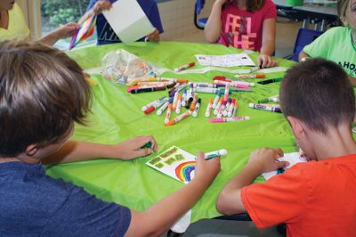 Mattapoisett Recreation Seahorse Summer Explorers
The kids at the Mattapoisett Recreation Seahorse Summer Explorers Camp spent an entire week working on projects to give back to the community, including a charity lemonade stand, birthday party packages, and making cards for soldiers and sick children. Photos by Jean Perry
