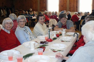 Annual Christmas Party
The Mattapoisett Council on Aging held their Annual Christmas Party for Mattapoisett Seniors  on Thursday, December 12. Photo by Marilou Newell
