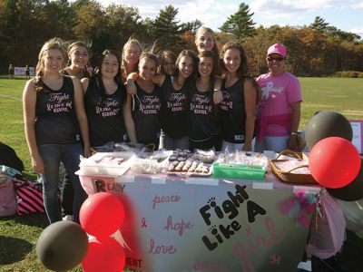 Fight Like a Girl Game
During a week that featured games honoring their respective seniors, the ORR Girl’s Soccer team struggled, while Field Hockey defeated Case 2-1. The victory coincided with the team’s Fight Like a Girl Game, which supported breast cancer awareness with a bake sale and pink ribbons. Photos courtesy Kelly Pacheco
