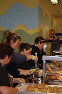 Senior Thanksgiving
Tri-Town seniors enjoyed another savory Thanksgiving dinner at the Old Rochester Regional Junior High School on Sunday, November 17. The annual event is a tradition 26 years strong that allows school staff and eighth-graders the chance to express their gratitude for area seniors and their support for the schools. Photos by Jean Perry
