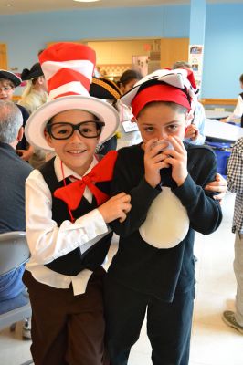 Seniors Appreciation at Center School
One of the highlights of the third-grade school year, students dressed up as famous Americans and treated senior citizens from the Council on Aging to a senior citizen appreciation breakfast the morning of June 6. The third-graders sang patriotic songs like the Star-Spangled Banner and My Country ‘Tis of Thee, dressed as the American figure of their choice. Photo by Jean Perry
