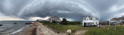 Shelf Clouds
Shelf clouds passing over Crescent Beach on July 1. Photos by Faith Ball
