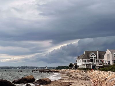 Shelf Clouds
Shelf clouds passing over Crescent Beach on July 1. Photos by Faith Ball

