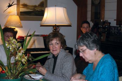 Shirley Retires
Shirley Darcy, longtime assistant to the Rochester Planning Board and Conservation Commission, enjoyed a special retirement party in her honor on December 28, 2010. Photo by Laura Pedulli.  
