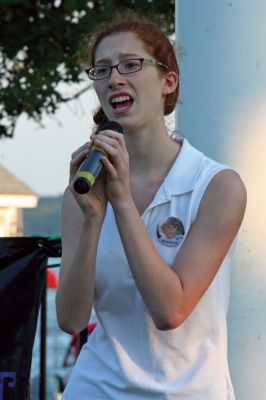 Summer Concert
The Showstoppers closed out the Seaport Village Summer Concert Series at Mattapoisett's Shipyard Park on Saturday evening, September 5. The event brought several hundred people to the Mattapoisett waterfront for a family friendly, fun filled evening of entertainment as the talented young singers performed popular hits and Broadway standards while many in the audience ate picnic suppers. Photo by Robert Chiarito
