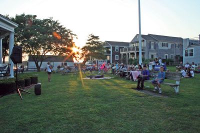 Summer Concert
The Showstoppers closed out the Seaport Village Summer Concert Series at Mattapoisett's Shipyard Park on Saturday evening, September 5. The event brought several hundred people to the Mattapoisett waterfront for a family friendly, fun filled evening of entertainment as the talented young singers performed popular hits and Broadway standards while many in the audience ate picnic suppers. Photo by Robert Chiarito
