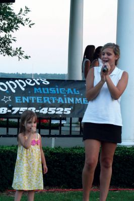 Summer Concert
The Showstoppers closed out the Seaport Village Summer Concert Series at Mattapoisett's Shipyard Park on Saturday evening, September 5. The event brought several hundred people to the Mattapoisett waterfront for a family friendly, fun filled evening of entertainment as the talented young singers performed popular hits and Broadway standards while many in the audience ate picnic suppers. Photo by Robert Chiarito
