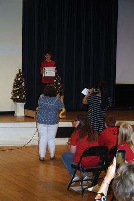 Sippican Elementary School
Sippican Elementary School sixth graders Bree Lefavor (pictured) and Alexander Dai are among ORR District students to receive the Lighthouse Book Award, presented by the ORR Tri-Town Education Foundation for their exceptional academic, civic and cultural achievement. Lefavor and Dai received their recognition during Sippican’s Grade 6 promotion ceremony held on June 24. Photos by Mick Colageo
